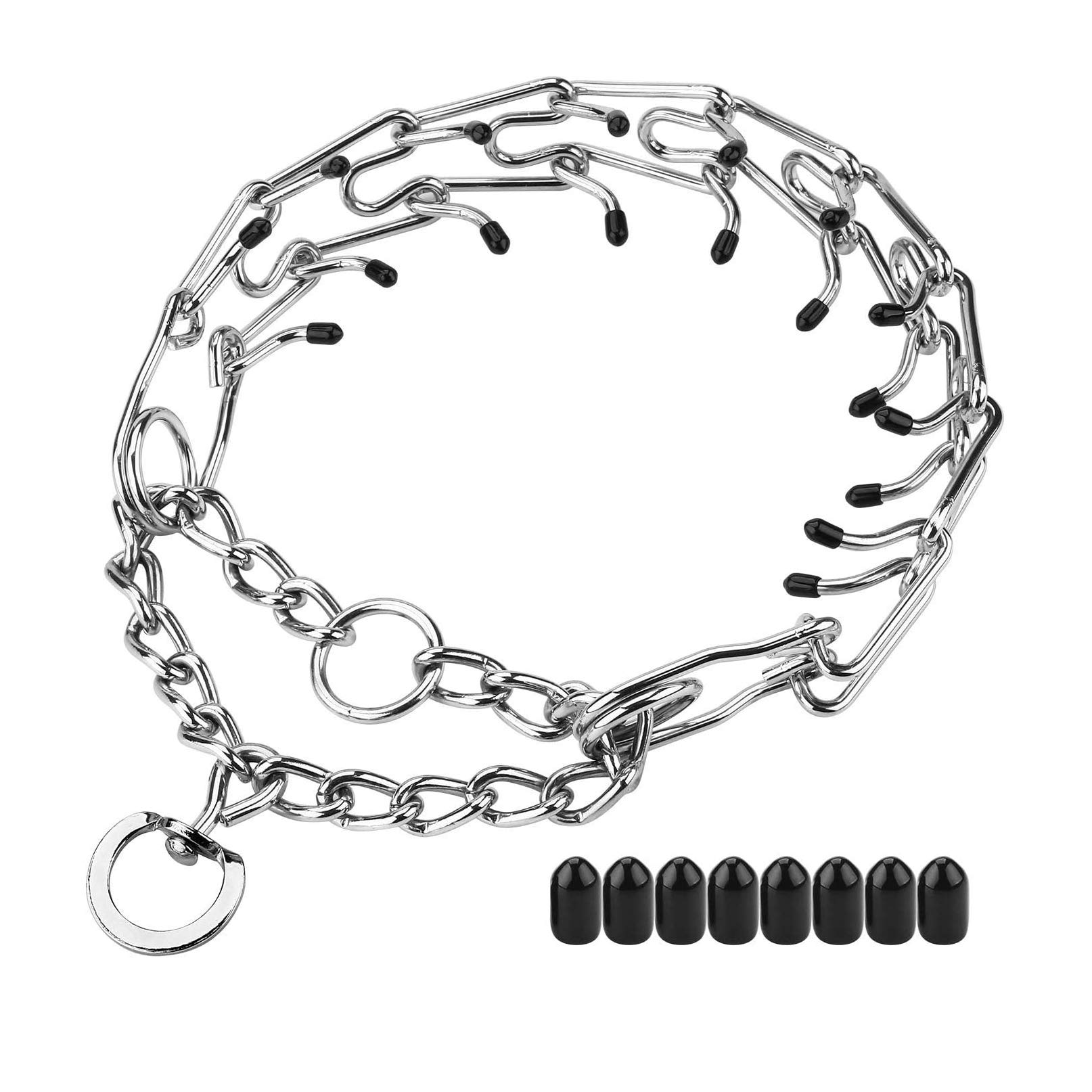 Prong Training Collar for Dogs with Chrome Plated Steel Spikes in all Sizes